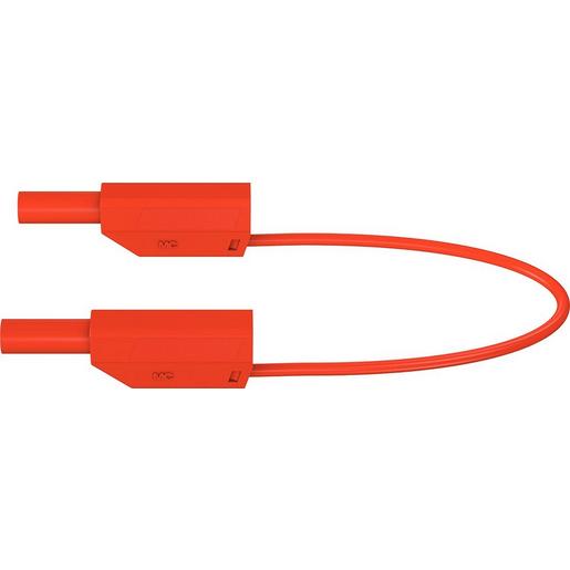 SLK425-E 4mm Sicherheits-Messleitung 25cm rot