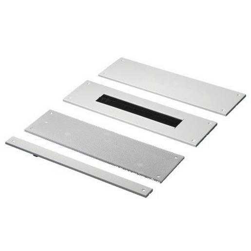 TE 7526.860 Modulblech mit Bürstenleiste, BxT: 650x2