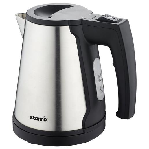 WK 0.5 Wasserkocher, Edelstahl gebürstet, schwa