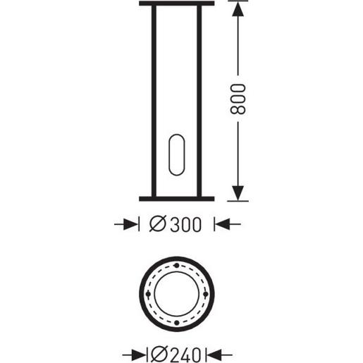 08800LS Erdstück Lichtstele Mechanisches Zubehör 8801