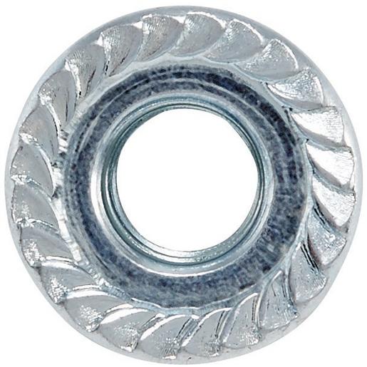 BIZ 770201 Sechskantmutter mit Sperrzahn M8 (100) P