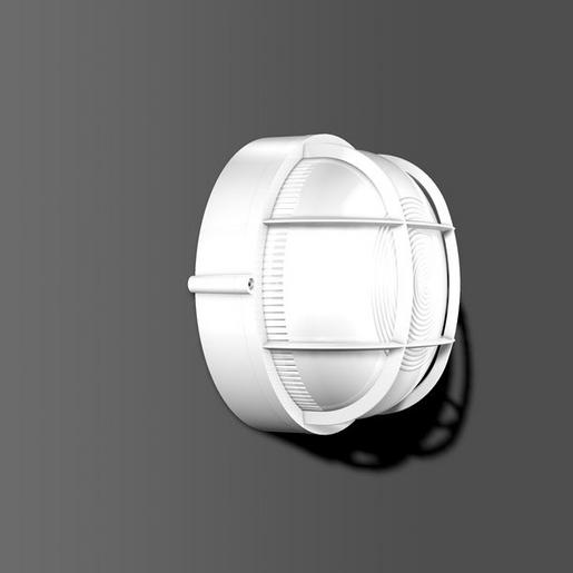 51060.002.1 Alu-Rund, weiß, on/off Decken- und Wandl