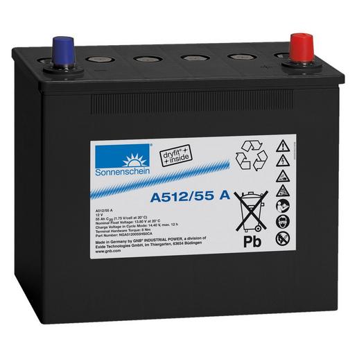 A512/55 A Bleiakku 12V 55Ah A512/55Ah