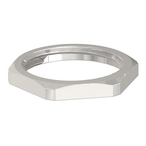 169 MS PG36 Gegenmutter PG36 Messing vernickelt