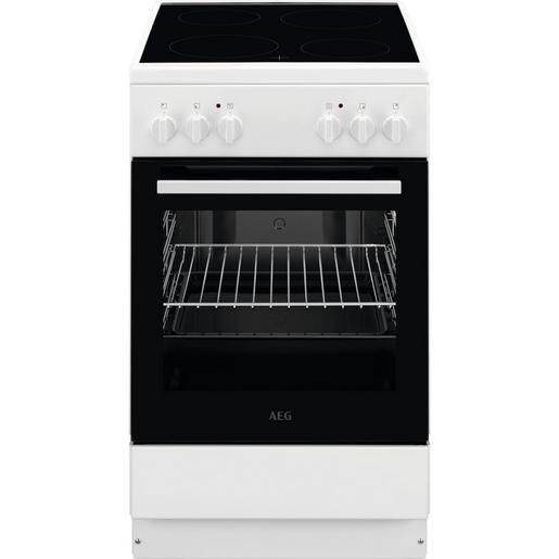 CCB50080BW Standherd 50cm mit Glaskeramik-Kochfeld,