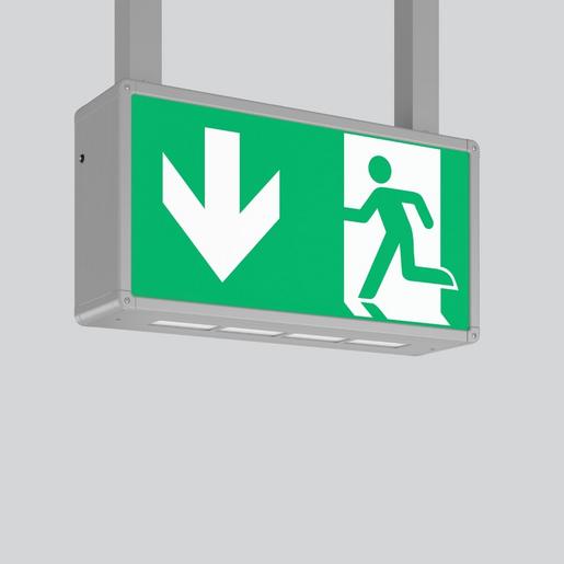 671235.004 RECHTECK, 8,1 W, aluminium Pendelleuchte