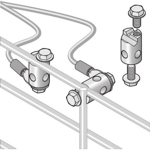 GKPASX68Ms Gitter-Kanal Potentialausgleichsschraube