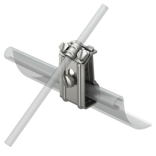 267 VA Rinnenklemme 8mm Edelstahl, rostfrei A2