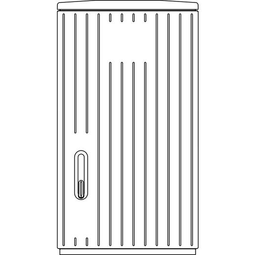 10031685 SCHR A850-0 DS MO Polyesterschrank Freis