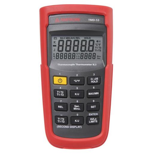 TMD-53 TMD-53 Digitales Thermometer K/J mit zwe