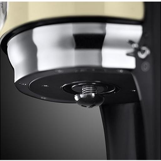 21702-56 Retro Vintage Cream Glas-Kaffemaschine21