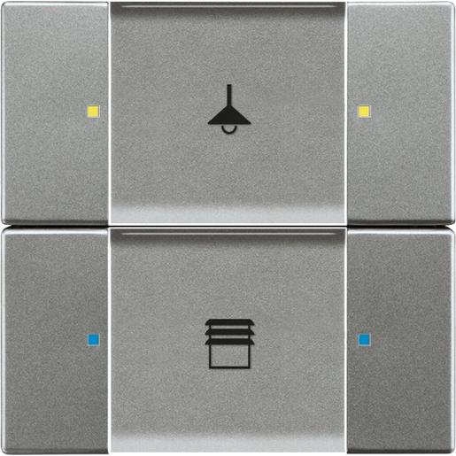 6126/02-803 Bedienelement, 2/4-fach Multifunktion/Fa