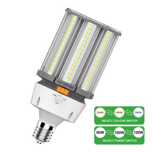 145792 LED Corn Switch E40 80W-120W 10800-17400