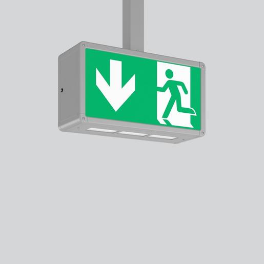 671073.004 Rechteck, 9,1 W, 765, aluminium Pendelle