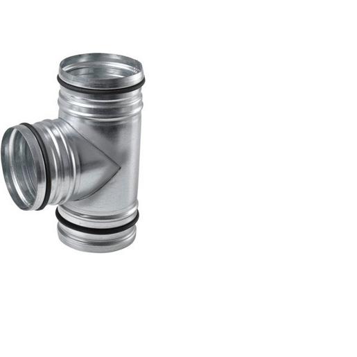 LWF T 100 - 100 T-Stück, DN 100/100, Stahlblech verzinkt