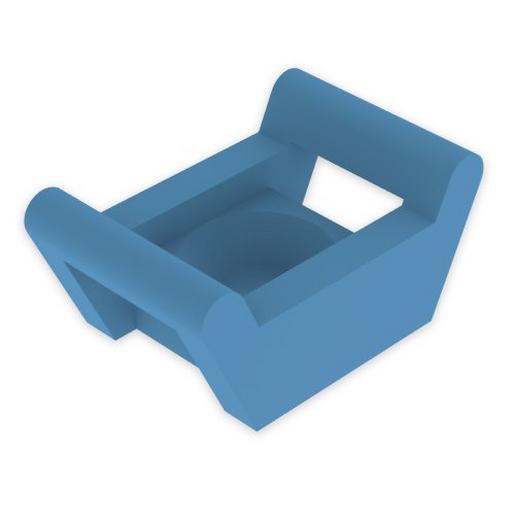 1243DT Unex Schraubbar. Sockel DT blau U62X