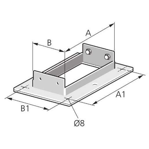 EF 300/150 S Endflansch.