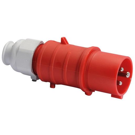 21844 Stecker QC TE 32A 3p 400V 9h, IP44