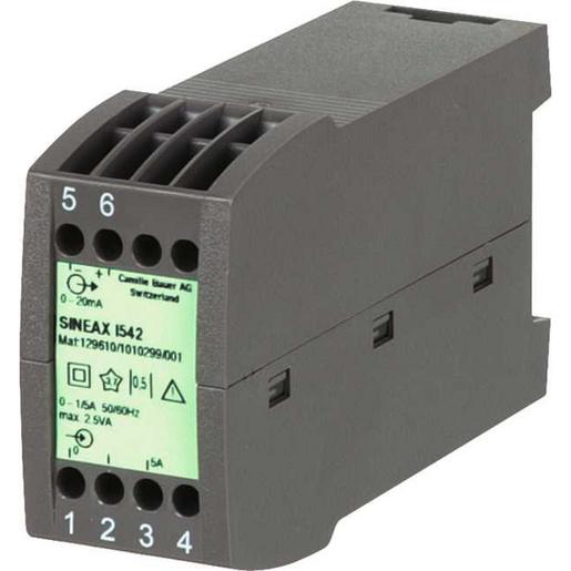 SINEAX I542 1,2A/6A 0...20mA Messumformer für Wechselstrom, ohne Hilf