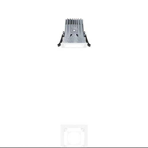 PANOS EVO Q68 10W 827 LDO VFL-WH WH LED Decken-Einbauleuchte