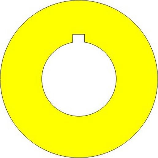 EMPYSTT-V7, Polyester, gelb Etiketten f. Thermotransferdrucker gelb