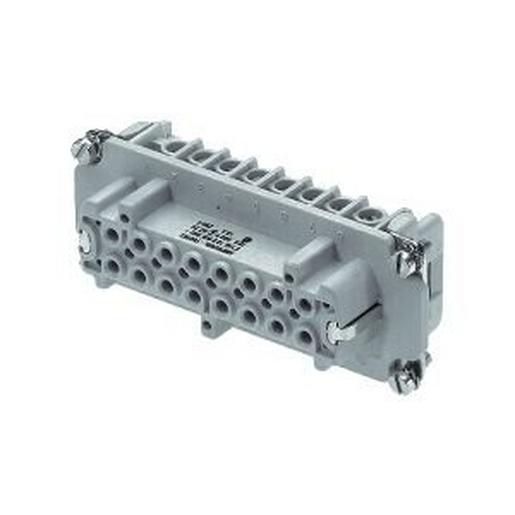 C146 10B016 002 1 Buchseneinsatz 16pol, 17 Pole, Steckbuch