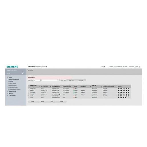 6GK1720-1AH01-0BV0 SINEMA Remote Connect Virtual Appliance