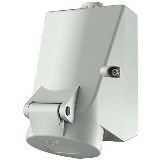 1033 Wanddose, 16A7p 1h IP44 HW/VN