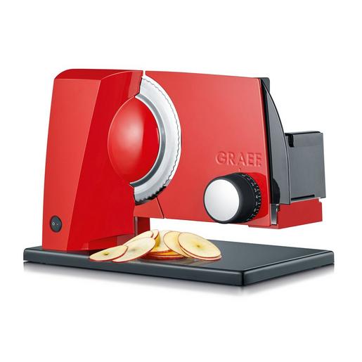 S 11003 Allesschneider S110 rot m. Bodenplatte