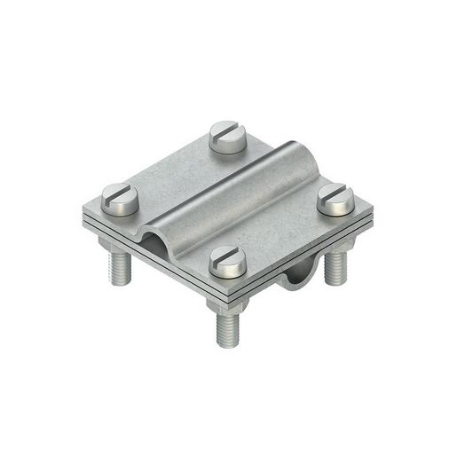 27/8 Kreuz-Verbinder 54x54x2mm mit Klemmplatt