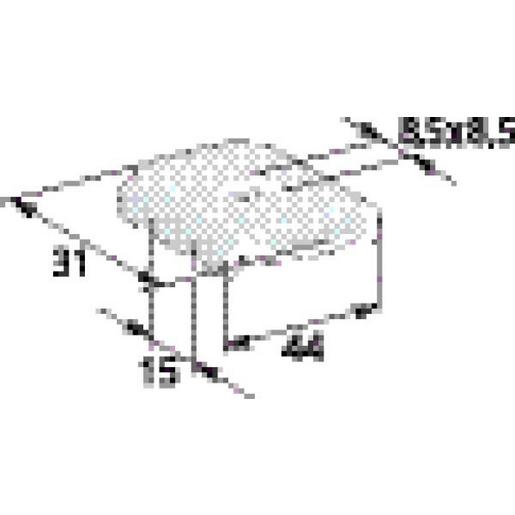GK L X1 V4A UL Verbindungslasche Edelstahl