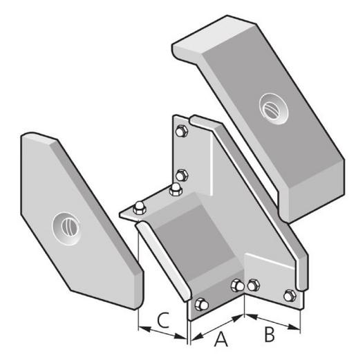 WW 100/100 S Winkel-Wender 90°