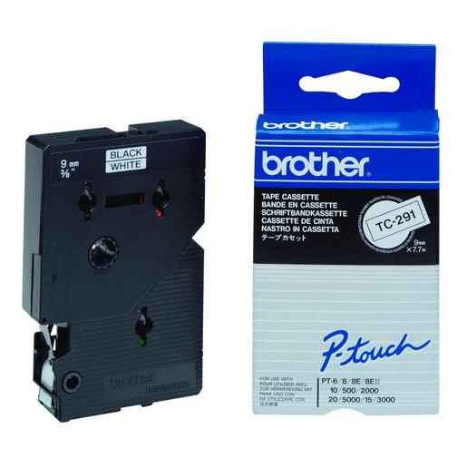 TC291 Schriftbandkassette TC, 9mmx7,7m, schwar