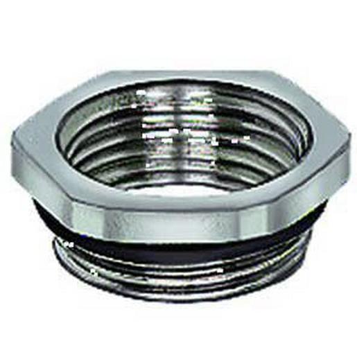 REM-M, M63/M50 Gewindereduzierung, Messing vernickelt,