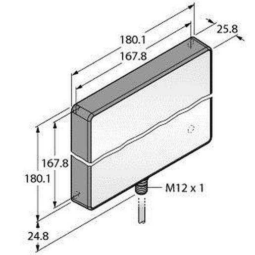WLAW190X180Q Arbeitsleuchten, Flächenleuchte