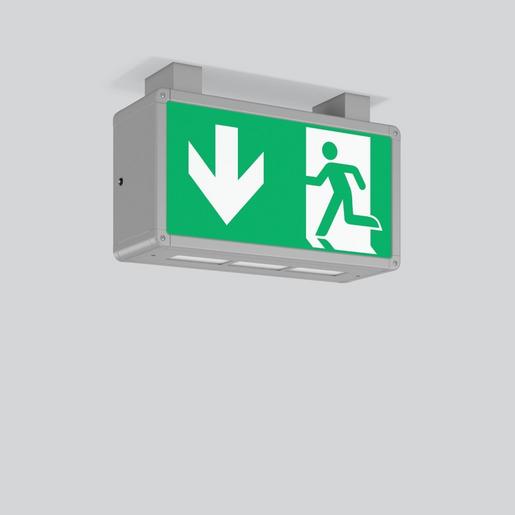 671069.004.04 Rechteck, 9,1 W, 765, aluminium Deckenle