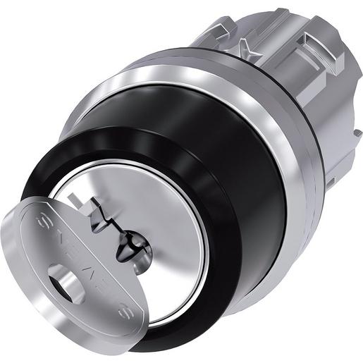 3SU1050-4BF11-0AA0 Schlüsselschalter RONIS, 22mm, rund, Met