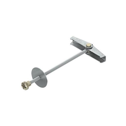 764/3 Federklappdübel, Gewinde M3, Stahl, galv