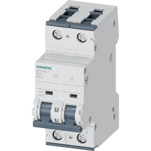 5SY5202-7 Leitungsschutzschalter Allstrom DC 440V