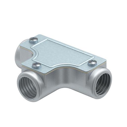 SKTM40W ALU Kontroll-T-Stück mit Gewinde M40x1,5 Alu