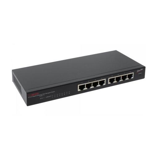BURGSWITCH-G8408 8-Port Gigabit Switch managebar, VLAN, Q