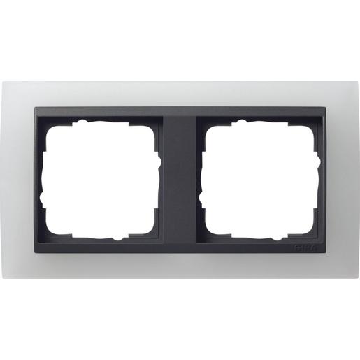 021224 Abdeckrahmen 2f Zwischenr. AN Gira Event