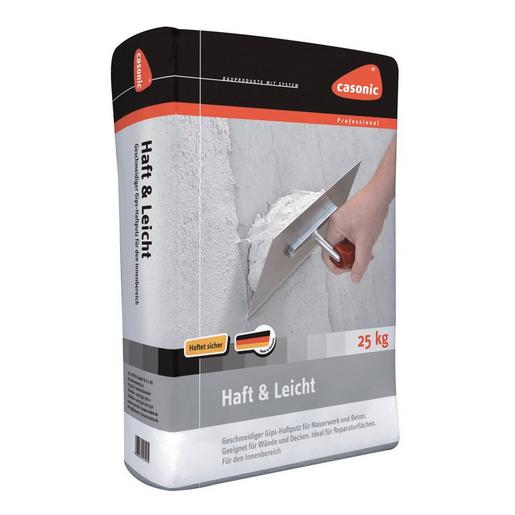 140342 Haftputzgips rot-weiß, im Papiersack, 25