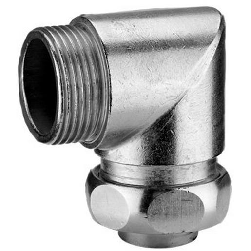 USW-P, AD17-PG11 Metallverschraubung, 90° Winkel, Messing