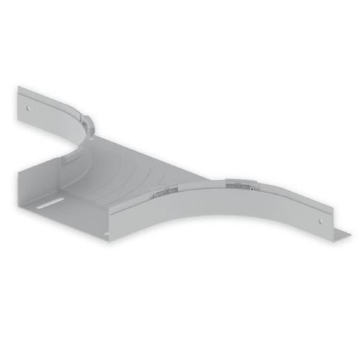 T-Abzweiger lichtgrau 60x200 U23X Unex T-Abzweiger 60x200 aus U23X