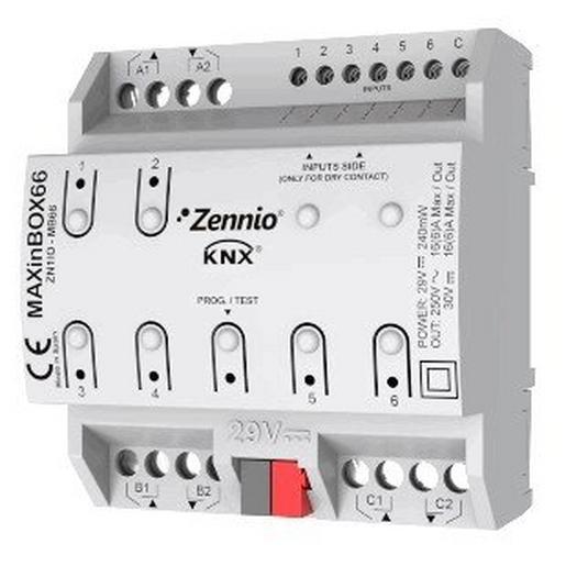 ZN1IO-MB66 Zennio MAXinBOX66 KNX-Multifunktionsakto
