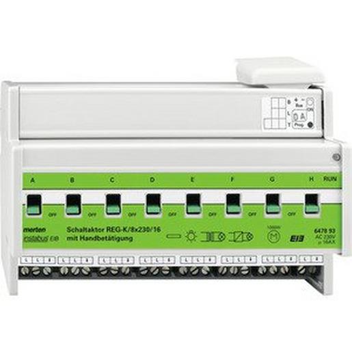 647893 Schaltaktor REG-K/8x230/16 mit Handbetät