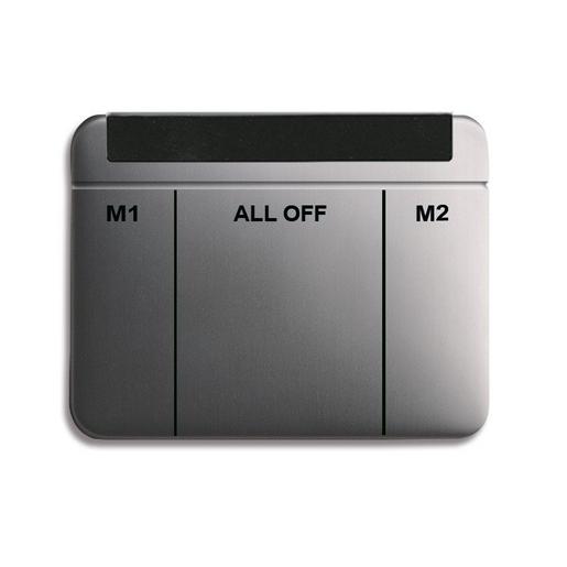 6020-20 IR-Wandsender, platin, Fernsteuerung, Bu