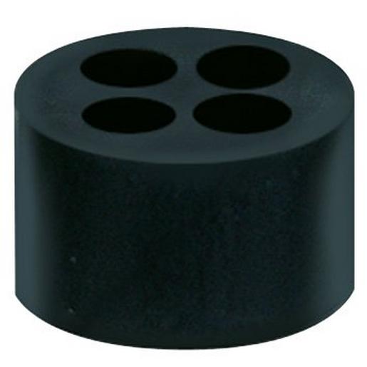 DE-M, TPE, M32, 4x7 Mehrfachdichteinsatz, TPE, 4 Bohrungen D