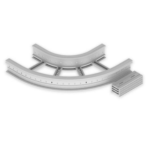 67426-04 Unex Flachbogen 90° 135x400 R300 aus U23